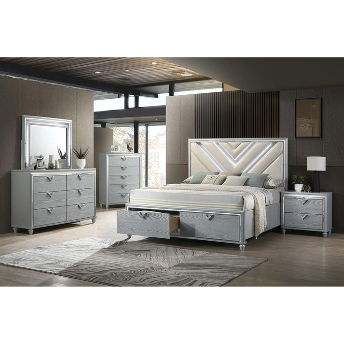 Coaster Furniture Veronica 224721KE-S5 7 pc King Platform Bedroom Set IMAGE 1