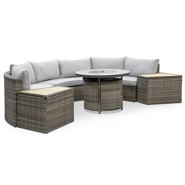 Furniture of America Barbuda GM-104 7 pc Outdoor Living Room Set IMAGE 1