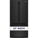 GE 33-inch, 24.8 cu. ft. French 3-Door Refrigerator with Ice and Water GNE25JGKBB IMAGE 9