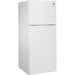 GE 24-inch, 11.6 cu. ft. Top Freezer Refrigerator GPE12FGKWW IMAGE 2