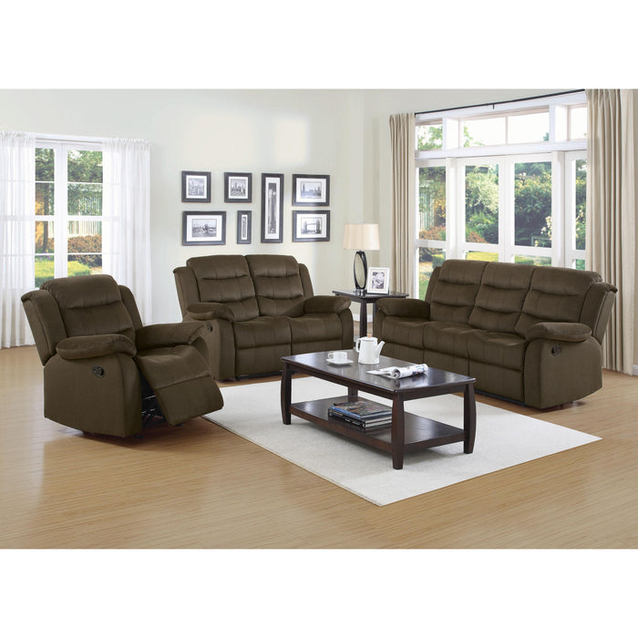 Coaster Furniture Rodman Reclining Fabric Sofa 601881 IMAGE 3