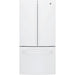 GE 33-inch, 24.8 cu. ft. French 3-Door Refrigerator with Ice and Water GNE25JGKWW IMAGE 1