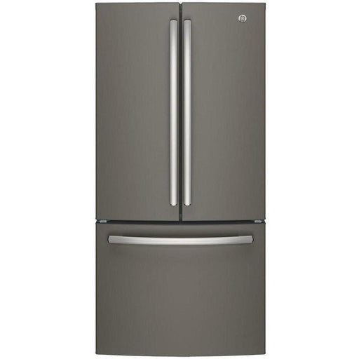 GE 33-inch, 24.8 cu. ft. French 3-Door Refrigerator with Internal Water Dispenser GNE25JMKES IMAGE 1