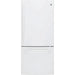 GE 30-inch, 20.9 cu. ft. Bottom Freezer Refrigerator GDE21EGKWW IMAGE 1