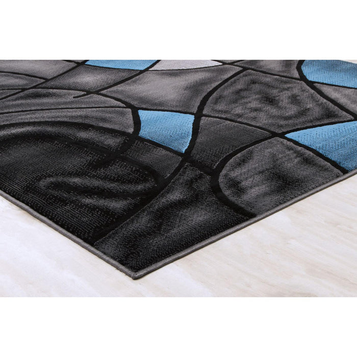 Persian Weavers Rugs Rectangle Trendz TZ-860 6'x 9' Rug - Blue IMAGE 3