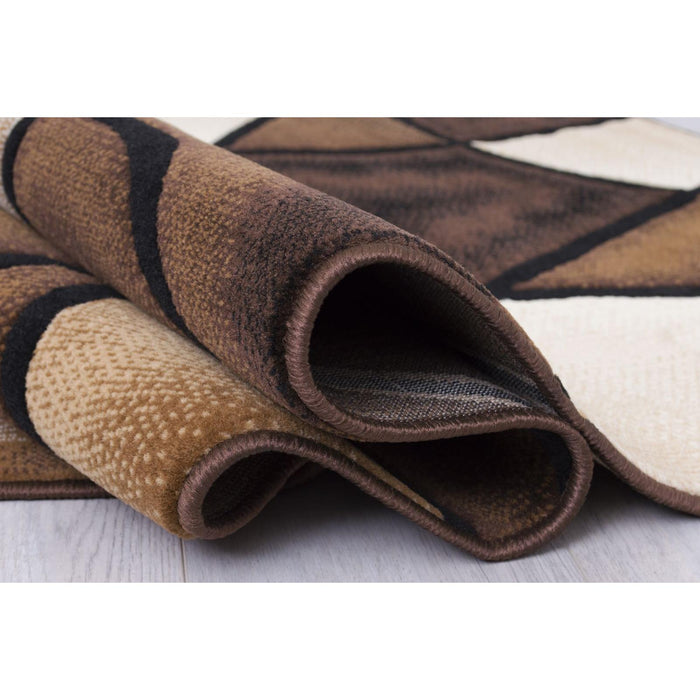 Persian Weavers Rugs Rectangle Trendz TZ-860 6'x 9' Rug - Chocolate IMAGE 2