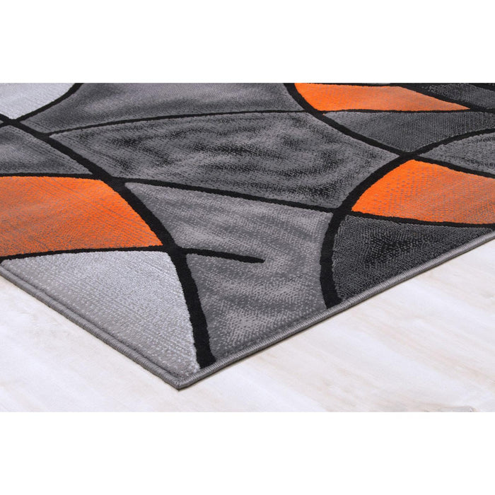 Persian Weavers Rugs Rectangle Trendz TZ-860 6'x 9' Rug - Orange IMAGE 3