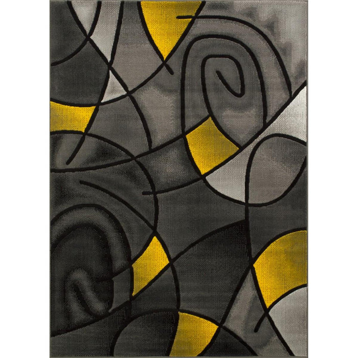 Persian Weavers Rugs Rectangle Trendz TZ-860 6'x 9' Rug - Yellow IMAGE 1