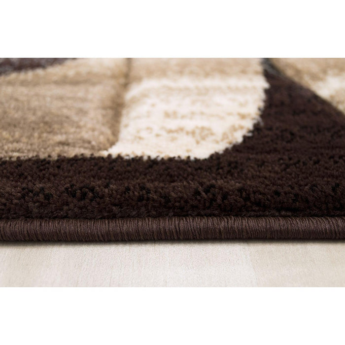 Persian Weavers Rugs Rectangle Reflection-582 (Chocolate) 6'x9' IMAGE 2