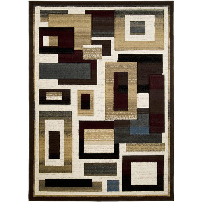 Persian Weavers Rugs Rectangle Reflection-584 (Champaign) 6'x9' IMAGE 1