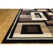 Persian Weavers Rugs Rectangle Reflection-584 (Black) 6'x9' IMAGE 3