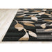 Persian Weavers Rugs Rectangle Reflection-585 (Black) 6'x9' IMAGE 3