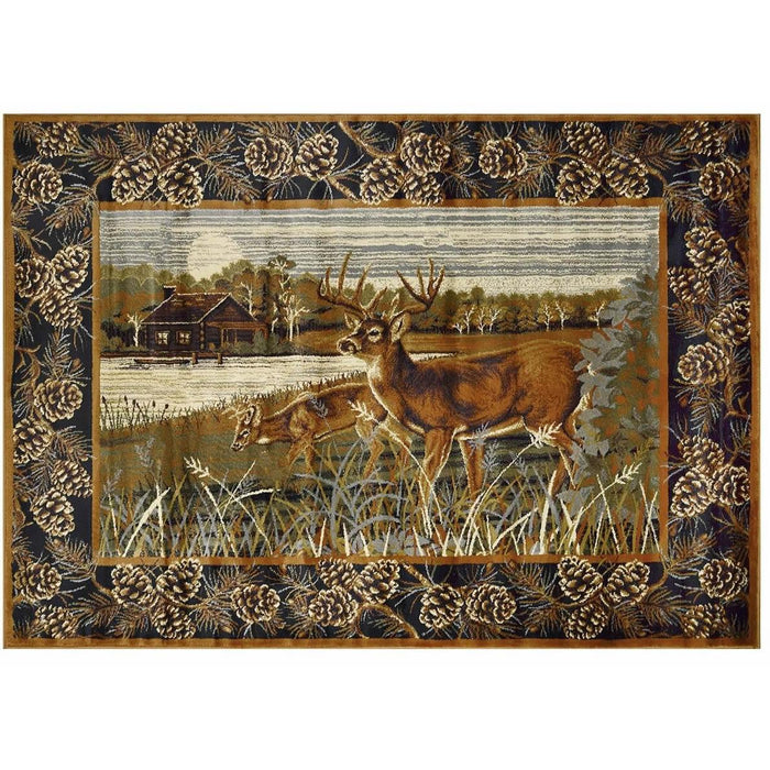 Persian Weavers Rugs Rectangle Wilderness-756 6'x9' IMAGE 1