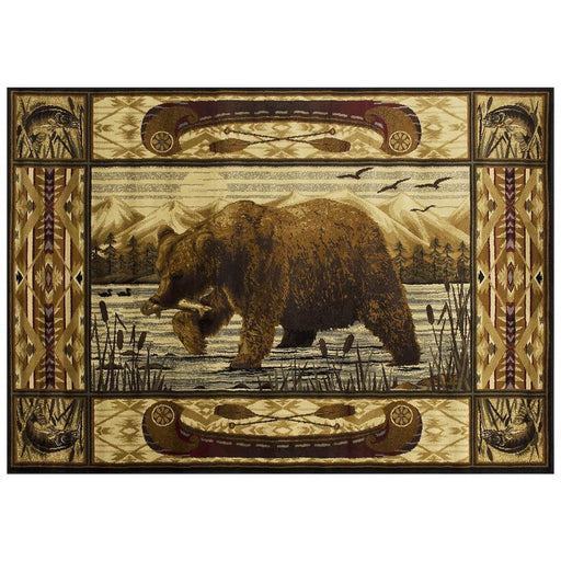 Persian Weavers Rugs Rectangle Wilderness-761 6'x9' IMAGE 1