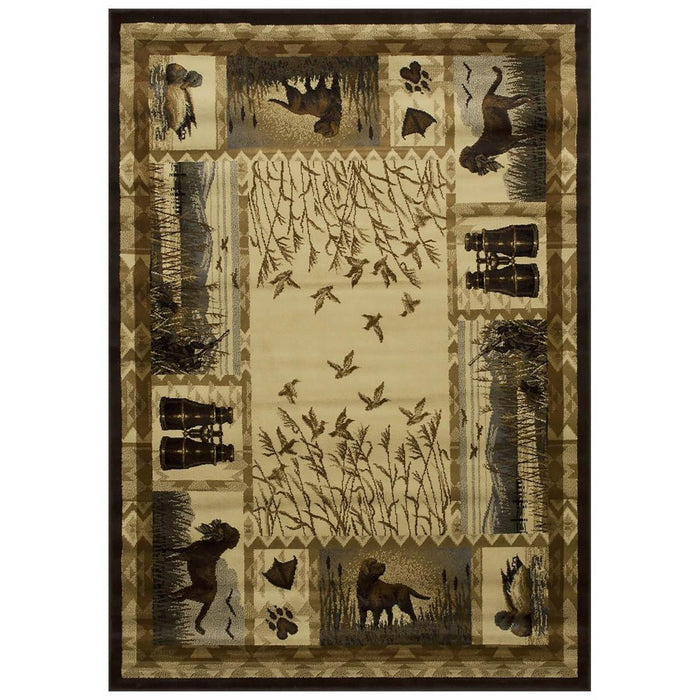 Persian Weavers Rugs Rectangle Wilderness-764 6'x9' IMAGE 1