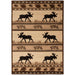 Persian Weavers Rugs Rectangle Lodge-365 6'x9' IMAGE 1