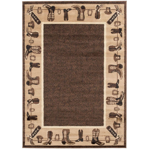 Persian Weavers Rugs Rectangle Lodge-375 6'x9' IMAGE 1