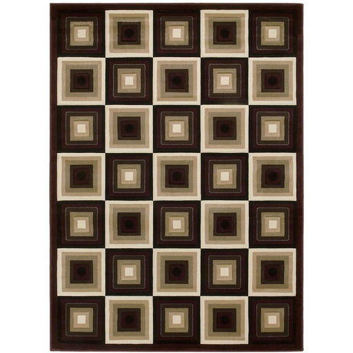 Persian Weavers Rugs Rectangle Sculpture S-242 (Burgundy) 6'x9' IMAGE 1