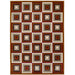 Persian Weavers Rugs Rectangle Sculpture S-242 (Rust) 6'x9' IMAGE 1