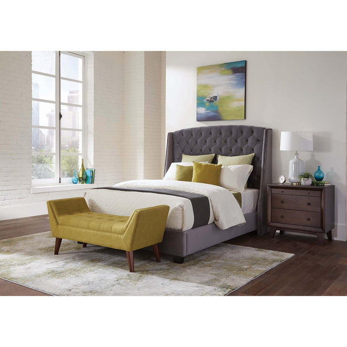 Coaster Furniture Pissarro Queen Upholstered Platform Bed 300515Q IMAGE 2