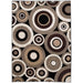 Persian Weavers Rugs Rectangle Sculpture S-243 6'x9' (Black) IMAGE 1