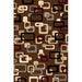 Persian Weavers Rugs Rectangle Sculpture S-249 (Chocolate) 6'x9' IMAGE 1