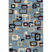 Persian Weavers Rugs Rectangle Sculpture S-249 (Blue) 6'x9' IMAGE 1