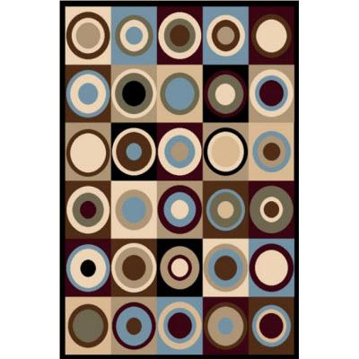 Persian Weavers Rugs Rectangle Sculpture S-250 (Blue) 6'x9' IMAGE 1