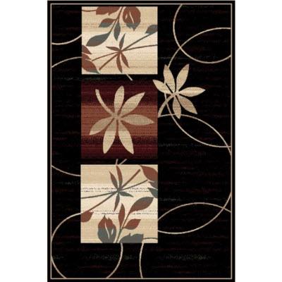 Persian Weavers Rugs Rectangle Sculpture S-252 (Coal) 6'x9' IMAGE 1