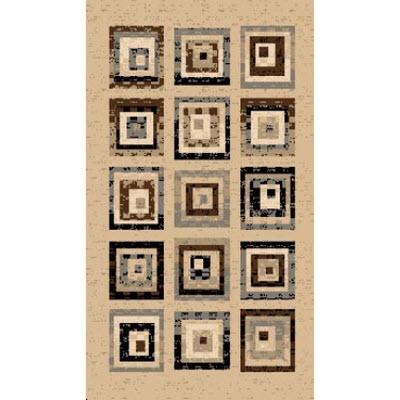 Persian Weavers Rugs Rectangle Sculpture S-253 (Champaign) 6'x9' IMAGE 1