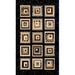 Persian Weavers Rugs Rectangle Sculpture S-253 (Black) 6'x9' IMAGE 1