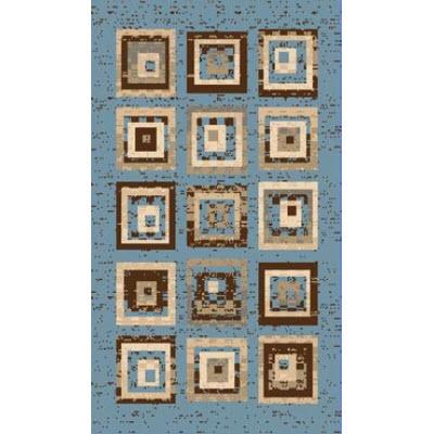 Persian Weavers Rugs Rectangle Sculpture S-253 (Blue) 6'x9' IMAGE 1