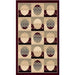 Persian Weavers Rugs Rectangle Sculpture S-254 (Burgundy) 6'x9' IMAGE 1