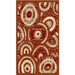 Persian Weavers Rugs Rectangle Sculpture S-256 (Rust) 6'x9' IMAGE 1