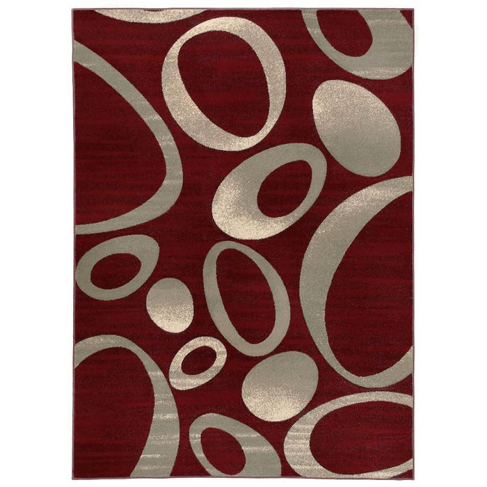 Persian Weavers Rugs Rectangle Sculpture S-257 (Burgundy) 6'x9' IMAGE 1