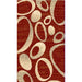 Persian Weavers Rugs Rectangle Sculpture S-257 (Red) 6'x9' IMAGE 1