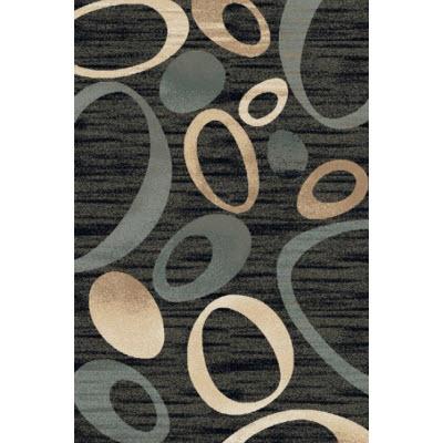 Persian Weavers Rugs Rectangle Sculpture S-257 (Dark-Grey) 6'x9' IMAGE 1