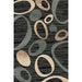 Persian Weavers Rugs Rectangle Sculpture S-257 (Dark-Grey) 6'x9' IMAGE 1