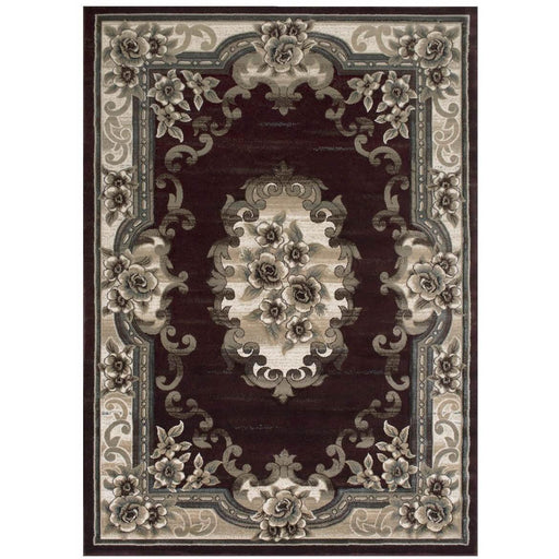 Persian Weavers Rugs Rectangle Sculpture S-259 (Burgundy) 6'x9' IMAGE 1