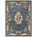 Persian Weavers Rugs Rectangle Sculpture S-259 (Blue) 6'x9' IMAGE 1