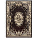 Persian Weavers Rugs Rectangle Sculpture S-259 (Black) 6'x9' IMAGE 1