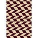 Persian Weavers Rugs Rectangle Sculpture S-261 (Burgundy) 6'x9' IMAGE 1