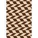 Persian Weavers Rugs Rectangle Sculpture S-261 (Chocolate) 6'x9' IMAGE 1