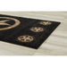 Persian Weavers Rugs Rectangle Sculpture S-262 (Black) 6'x9' IMAGE 2