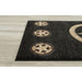 Persian Weavers Rugs Rectangle Sculpture S-262 (Black) 6'x9' IMAGE 3