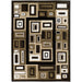 Persian Weavers Rugs Rectangle Gallery-20 6'x9' Rug - Black IMAGE 1