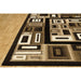 Persian Weavers Rugs Rectangle Gallery-20 6'x9' Rug - Black IMAGE 3