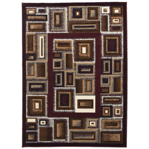 Persian Weavers Rugs Rectangle Gallery-20 6'x9' Rug - Burgundy IMAGE 1