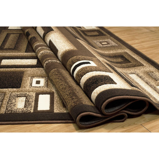 Persian Weavers Rugs Rectangle Gallery-20 6'x9' Rug - Chocolate IMAGE 2