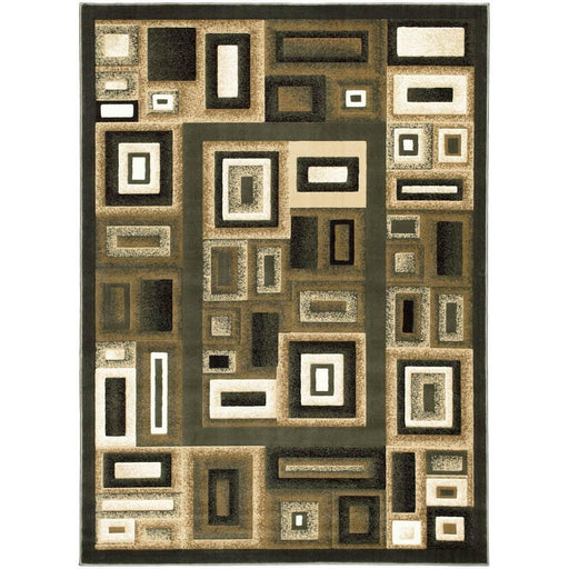 Persian Weavers Rugs Rectangle Gallery-20 6'x9' Rug - S-Green IMAGE 1